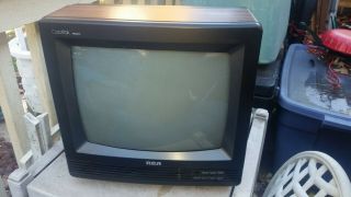 Vintage Rca Colortrak 13 In Crt Color Tv E13167wn Retro Gaming