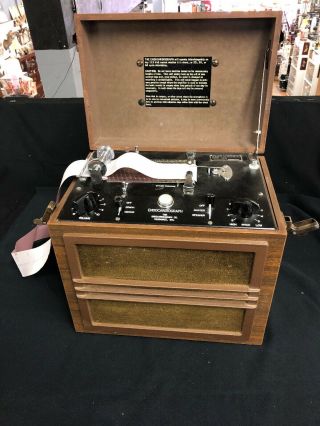 Vintage,  Portable,  Electrocardiograph,  Ekg,  Medical,  Machine,  Box,  Nr