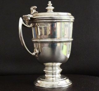 Vintage Asprey Solid Sterling Silver Trophy Cup London 1955 Heavy 213 Gram