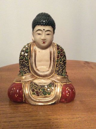 Antique Buddha Figure - Made In Japan