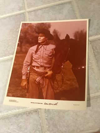 Alan Rocky Lane Republic Promo Photo Vintage Western Star