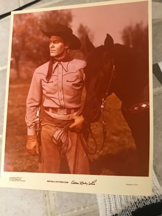 Alan Rocky Lane Republic Promo Photo Vintage Western Star 2
