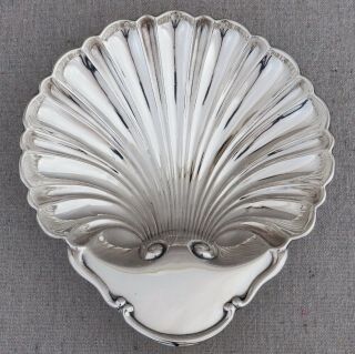 Vintage Mueck Carey Co Sterling Silver Scallop Clam Shell Bowl Dish 7½ " 179g