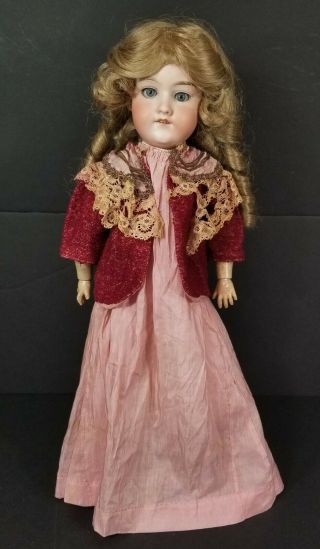 Antique German Bisque Doll Armand Marseille 390n - As Found