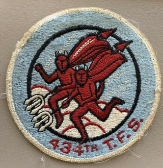 Vintage Military Air Force 434th Tfs Tactical Fighter Squadron