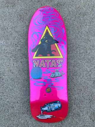 Sma Natas Kaupas Kitten Santa Cruz Skateboard Deck Old School Shape Reissue