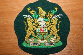 Rhodesian Rhodesia Army Regimental Sergeant Major Rank Badge Dress Rsm Bullion