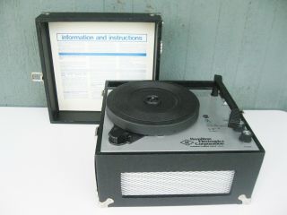 Vintage Hamilton Electronics Portable Record Player Model 910