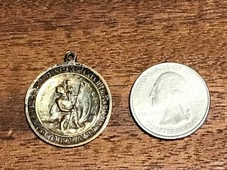 VINTAGE WW II MEDAL MARY OUR MOTHER PROTECT OUR BOYS/ST CHRISTOPHER 3