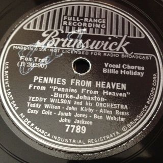 Billie Holiday & Teddy Wilson : Pennies From Heaven / That 