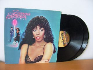 Donna Summer " Bad Girls " Promo Double Lp 1979 (casablanca Nblp - 2 - 7150)