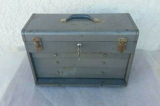Kennedy No.  620 With Keys 3 Drawer Machinist Tool Chest Usa