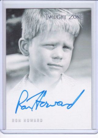 Twilight Zone Series 4 Autograph Card Ron Howard As The Wilcox Boy