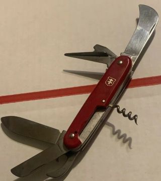 Swiss Army Knife Colonial Prov Usa Red Multi - Tool Pocket Knife