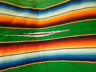 Vintage Woven SOUTHWEST DESIGN Throw with Fringe COLORFUL 47 