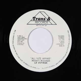 Modern Soul Boogie 45 - La Voyage - All Nite Affair - Trans A - Vg,  Mp3