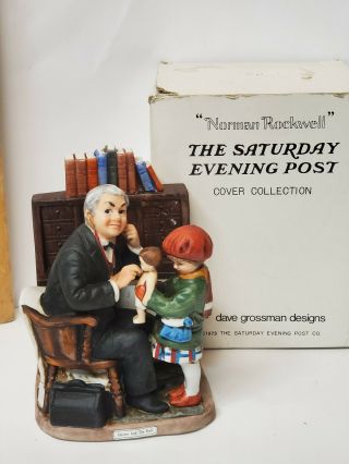 Vintage Norman Rockwell Figurine Doctor And The Doll Dave Grossman Designs