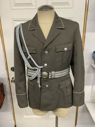 East German Officer Parade Shoulder Cord And Belt