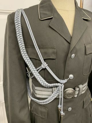 East German Officer Parade Shoulder Cord And Belt 2