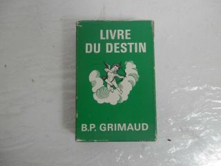 Vintage Book Of Destiny Livre Du Destin Tarot Cards B.  P.  Grimaud France
