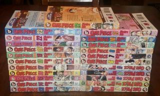 One Piece Manga Vol 1 - 23 English East Blue/baroque Arcs Graphic Novel Book