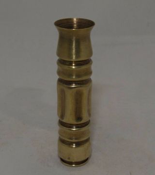 Greece Military Trench Art Rare Small Brass Shell Vase 20mm Mk4 Hpx - 14 1980