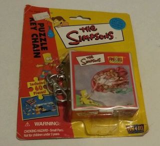 In Package The Simpsons Puzzle Key Chain 2000