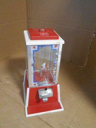 Dean Vintage Antique Penny Candy Gumball Gum Ball Machine Red