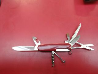 Victorinox Swiss Made Stainless Army Knife Officier Suisse Collectable