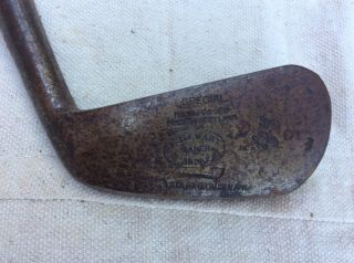 Vintage Tom Stewart Special St Andrews Hickory Golf Club 1920s 5 Iron