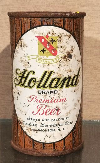1950 - S Holland Brand Premium Beer Can Eastern Beverage Hammonton Jersey