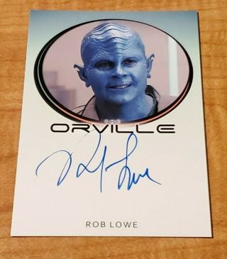 2019 Rittenhouse The Orville Rob Lowe Bordered Autograph Archive Box Exclusive