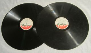 Two V - DISC 12 - Inch CHRISTMAS 78 ' s - - FRANK SINATRA,  Dick Haymes,  NELSON EDDY 2
