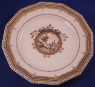 Nymphenburg Porcelain Pearl Or Kings Service Small Plate Porzellan Teller