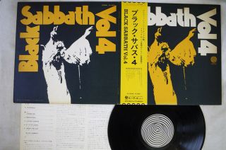 Black Sabbath Vol.  4 Vertigo Rj - 5049 Japan Obi Vinyl Lp