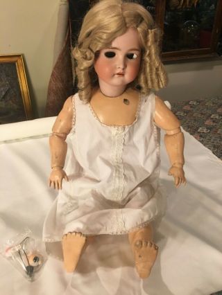 Antique Extra Large Rare Simon And Hal If Porcelain Doll