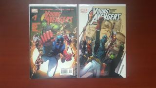 Young Avengers Numbers 1,  2,  3,  4,  & 9 2005 Kate Bishop 1st App And Cover