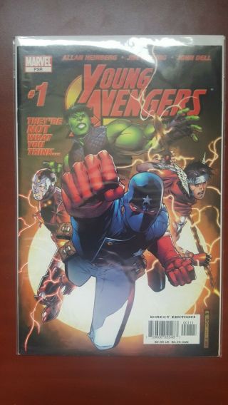 Young Avengers Numbers 1,  2,  3,  4,  & 9 2005 Kate Bishop 1st app and cover 2