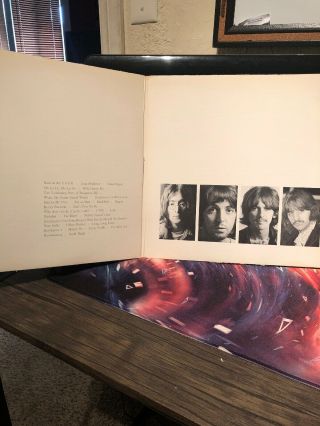 THE BEATLES WHITE ALBUM 1968 2 LP 12 ' Singapore VINYL LP ex poster 3