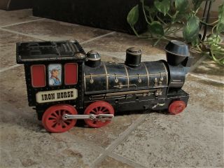 Marx Vintage Iron Horse Tin Train (battery Operated)