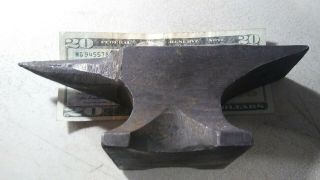 VINTAGE SMALL CAST BENCH ANVIL BLACKSMITH & METALWORKING JEWELRY ? 3