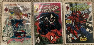 The Spider - Man 315,  316,  317 1st Venom Appearance