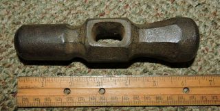 Vintage 2 LBS.  Blacksmiths Forming Hammer HEAD ONLY,  1 - 1/4 