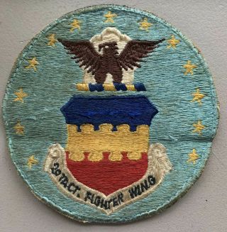 Vintage Military Air Force Usaf 20th Tactical Fighter Wing Ace Patch