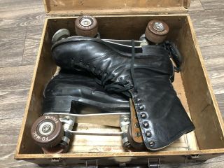 Betty Lytle Hyde Men’s Vintage 1952 Roller Skates: Competition,  Fo - Mac Lace - Up
