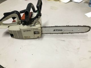 Stihl Vintage Chainsaw / Good Strong Compression,
