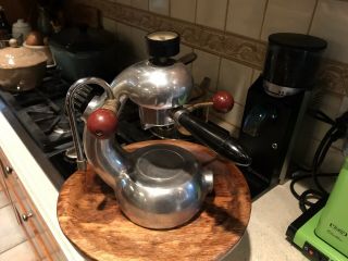 Vintage Brevetti Robbiati Atomic Stove Top Espresso Maker