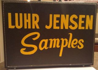 Rare Vintage Luhr Jensen Salesman Sample Briefcase