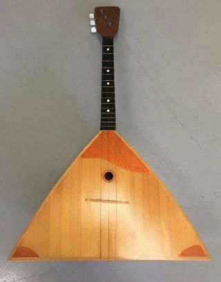 Vintage Russian Balalaika 3 String Wooded String Instrument