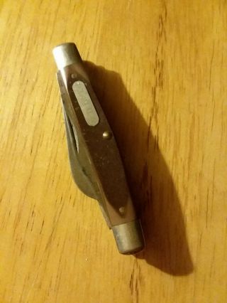 Vintage Schrade Usa Old Timer Pocket Knife